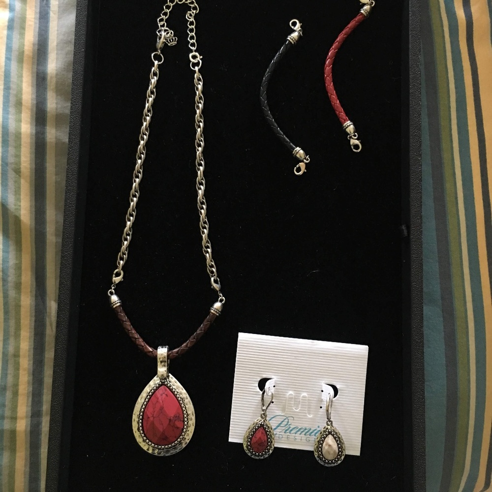 Necklace and Earrings